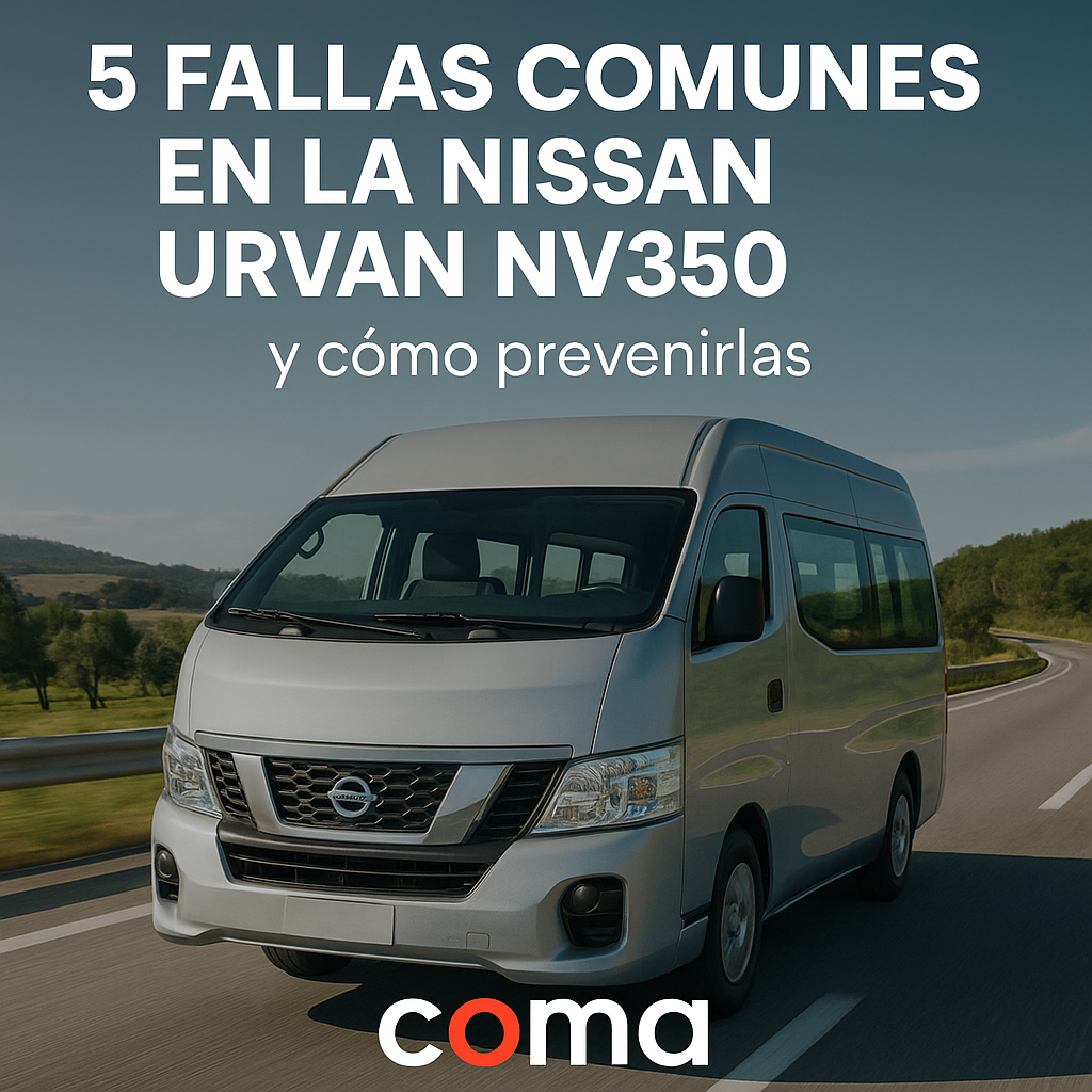 Fallas comunes en Nissan Urvan NV350 - diagnóstico y prevención